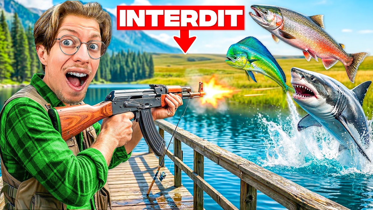 J'ai Tenté de Pêcher des Poissons avec une AK-47 ! (Fish Hunter)