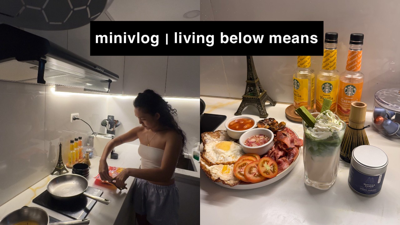 minivlog | living below means