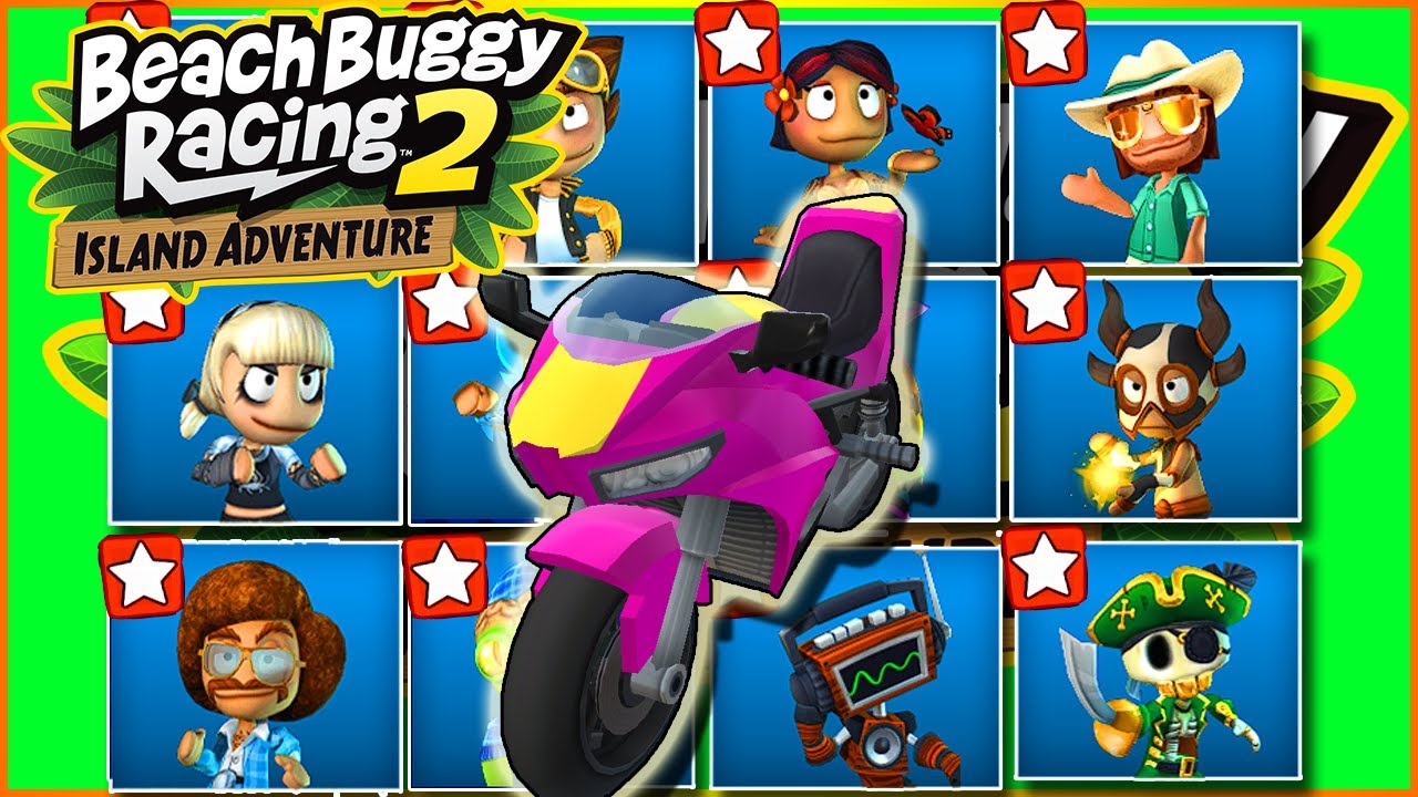 Episode 81: BLADE 1000RR Motorcycle Ride – All Characters | Beach Buggy Racing 2: Island Adventure