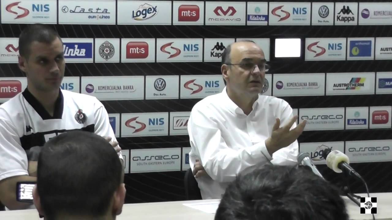 Duško Vujošević konferencija posle utakmice Partizan - Zvezda /FMP 14.06.2014