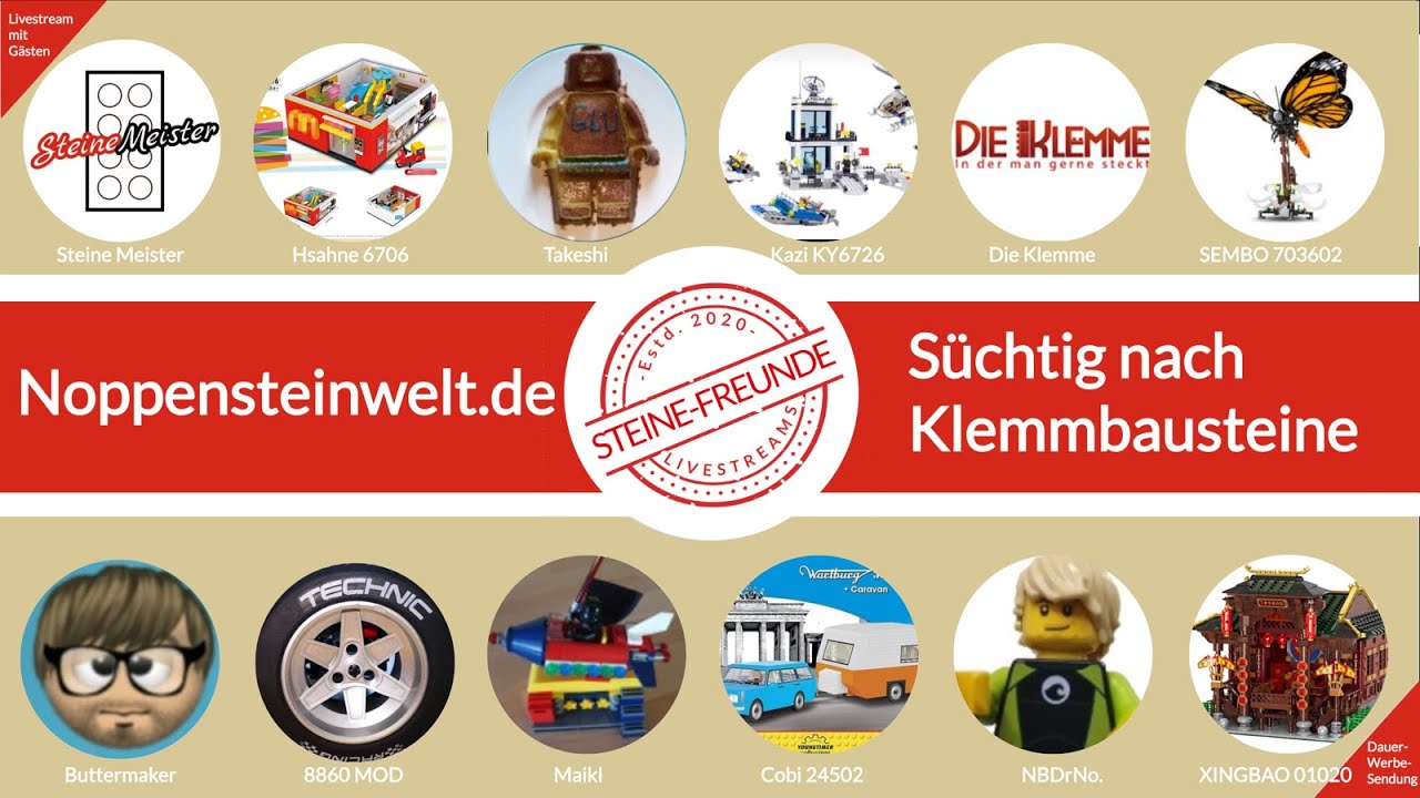 Noppensteinwelt.de - S&uuml;chtig nach Klemmbausteine