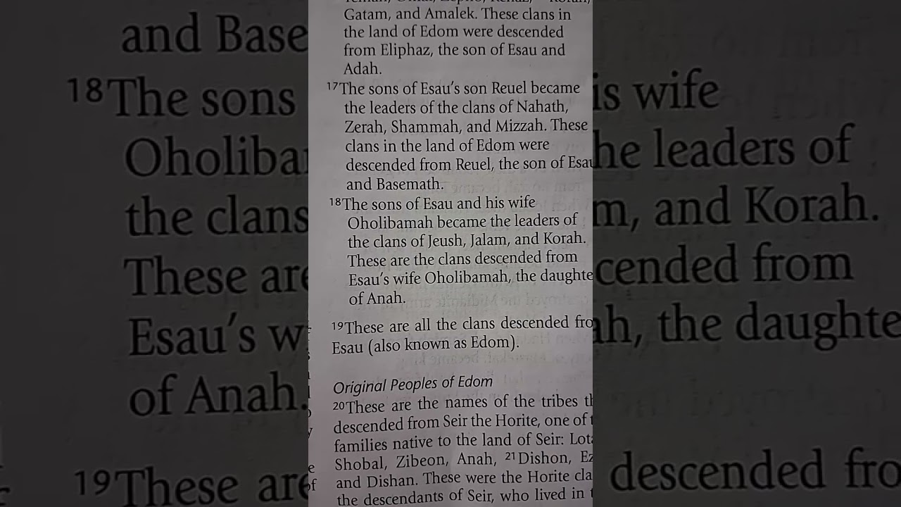 Genesis 36 