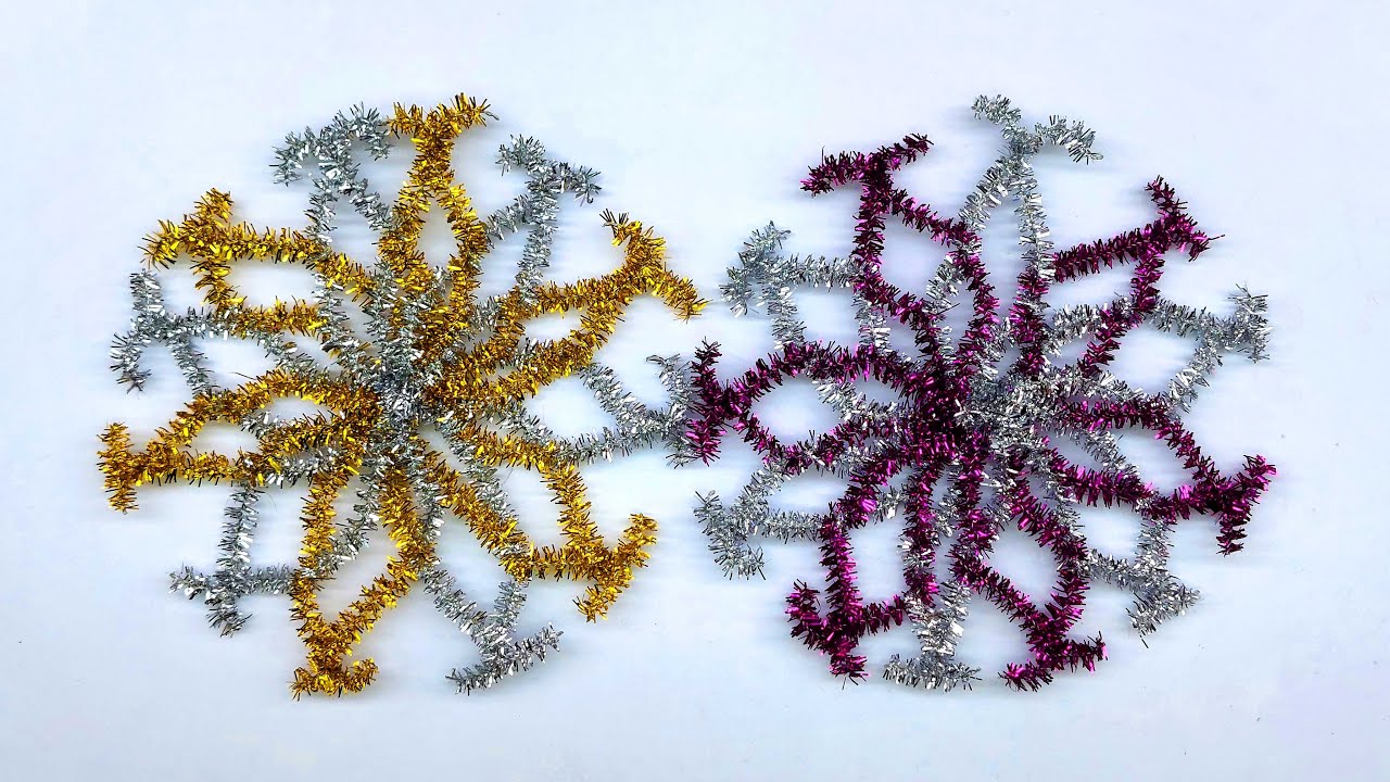 Easy Christmas Snowflakes | How to Make Snowflakes at Home | DIY Christmas Decorations Tutorial