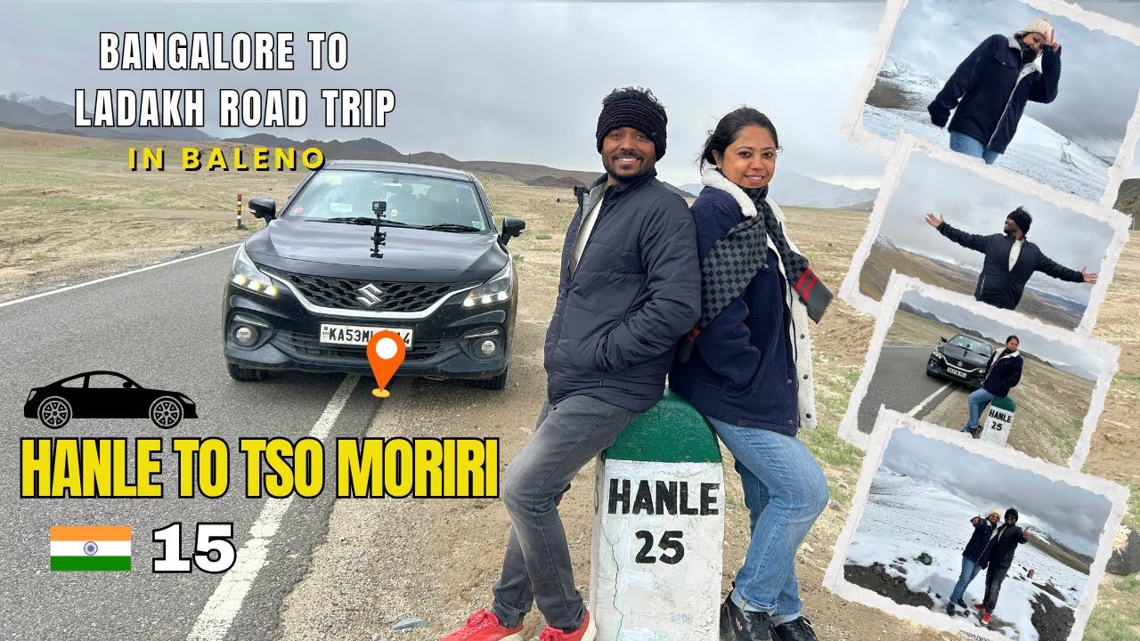 Hanle to Tso Moriri🚙 | Umling La Attempt | Bangalore to Ladakh Road Trip 2025 in Baleno