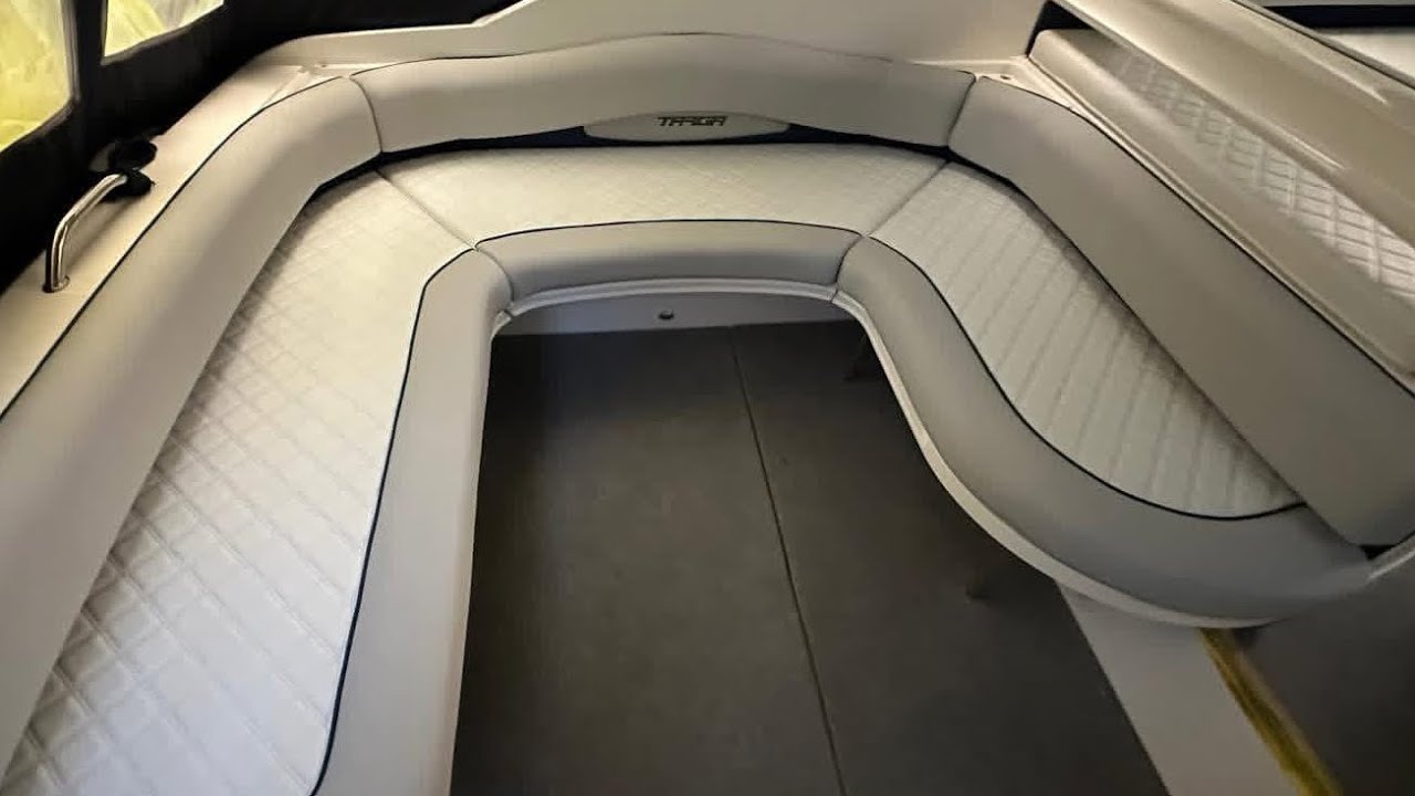 Diamond stitch Marine upholstery examples by Harbour Upholstery Ltd 