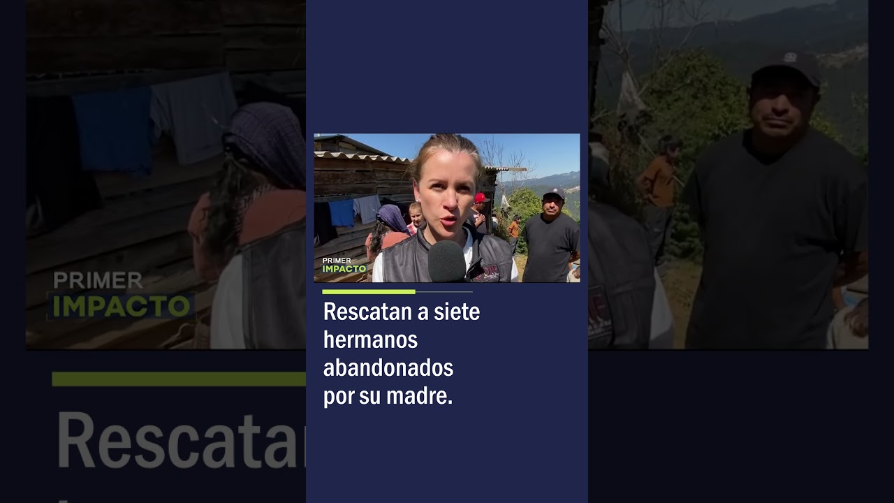 Rescatan a Siete Hermanos Abandonados por su Madre
