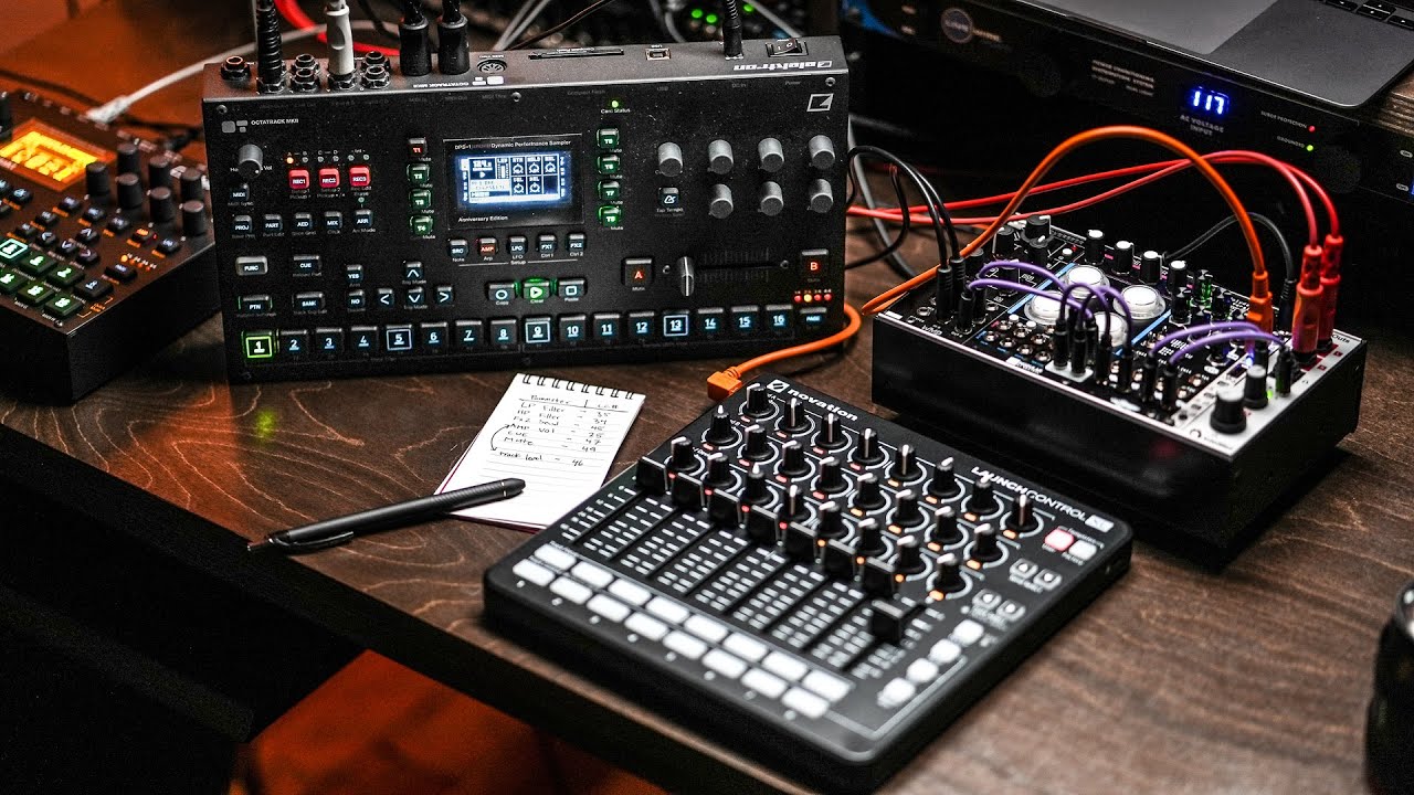 The Best Octatrack Controller and Free Template // Launch Control XL and Octatrack Setup