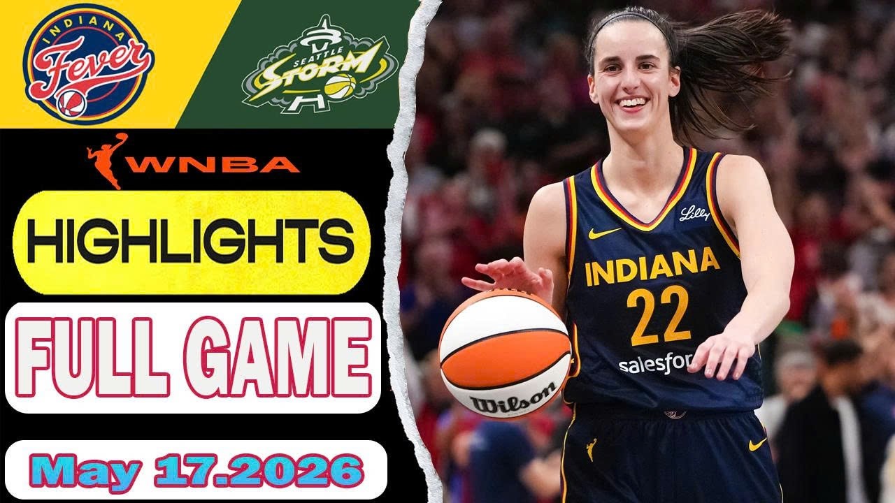 Лучшие моменты матча Indiana Fever против Seattle Storm, 17 мая 2026 г., сезон WNBA 2026