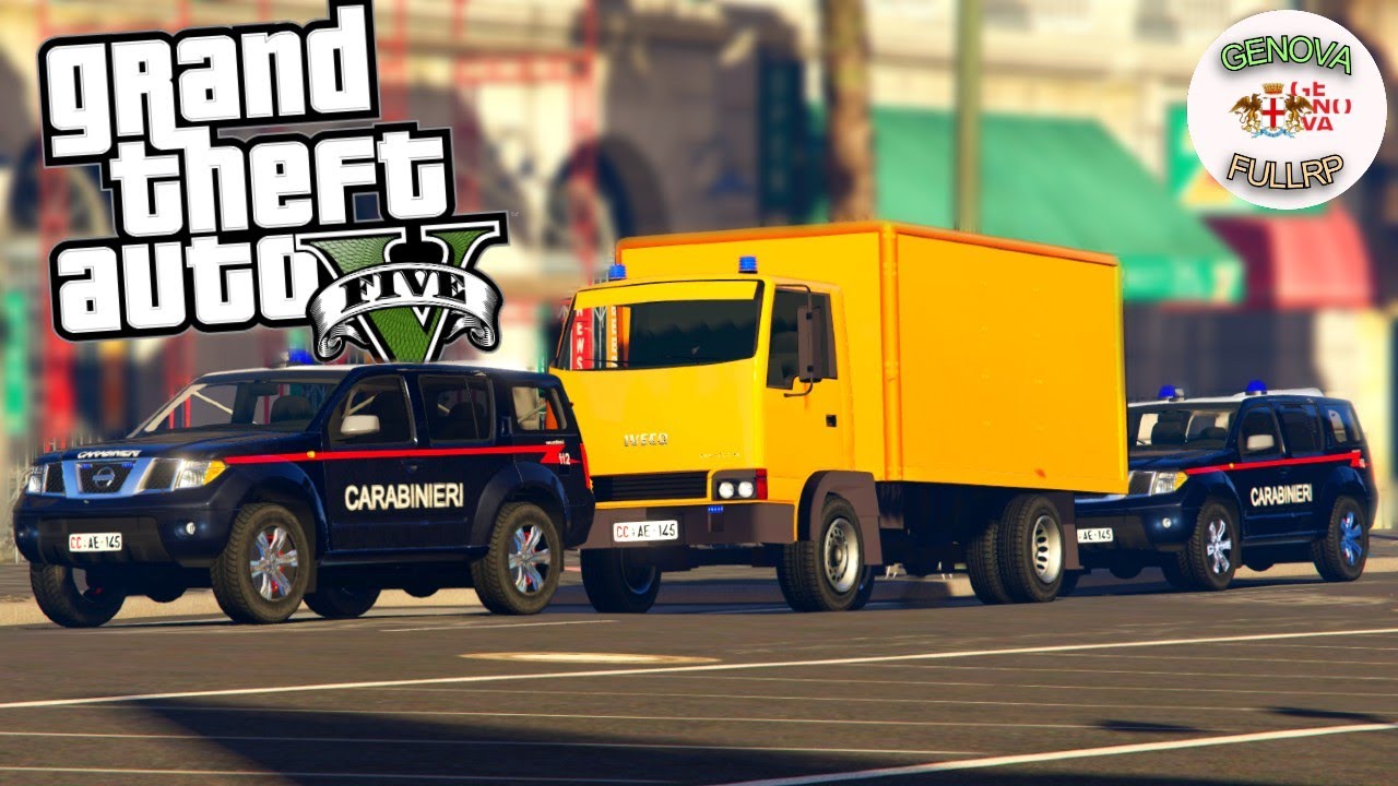 GTA 5 EMERGENCY - ASSALTO A PORTAVALORI, INTERVENGONO CARABINIERI!