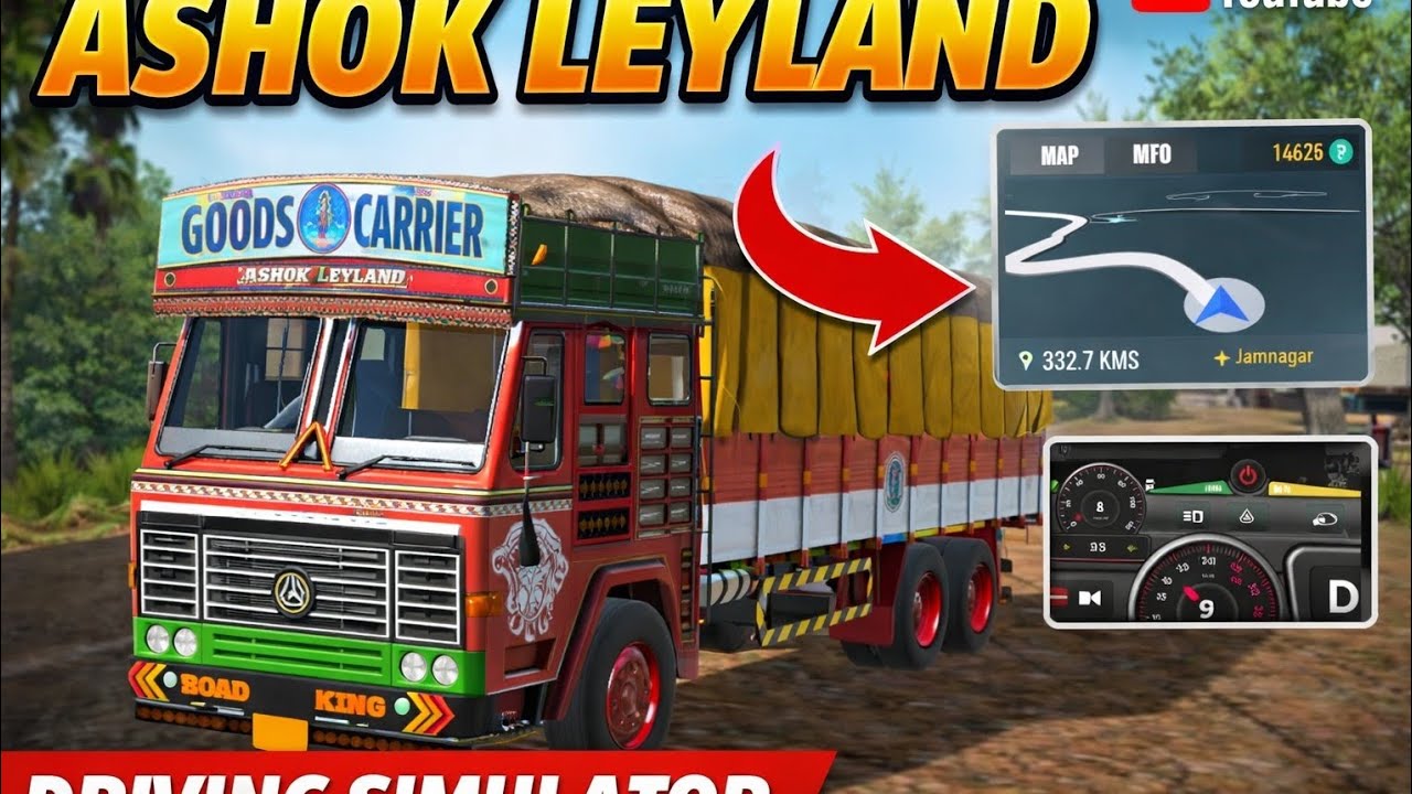 Ashok Leyland truck 🚛 | truck master india gameplay 🔥