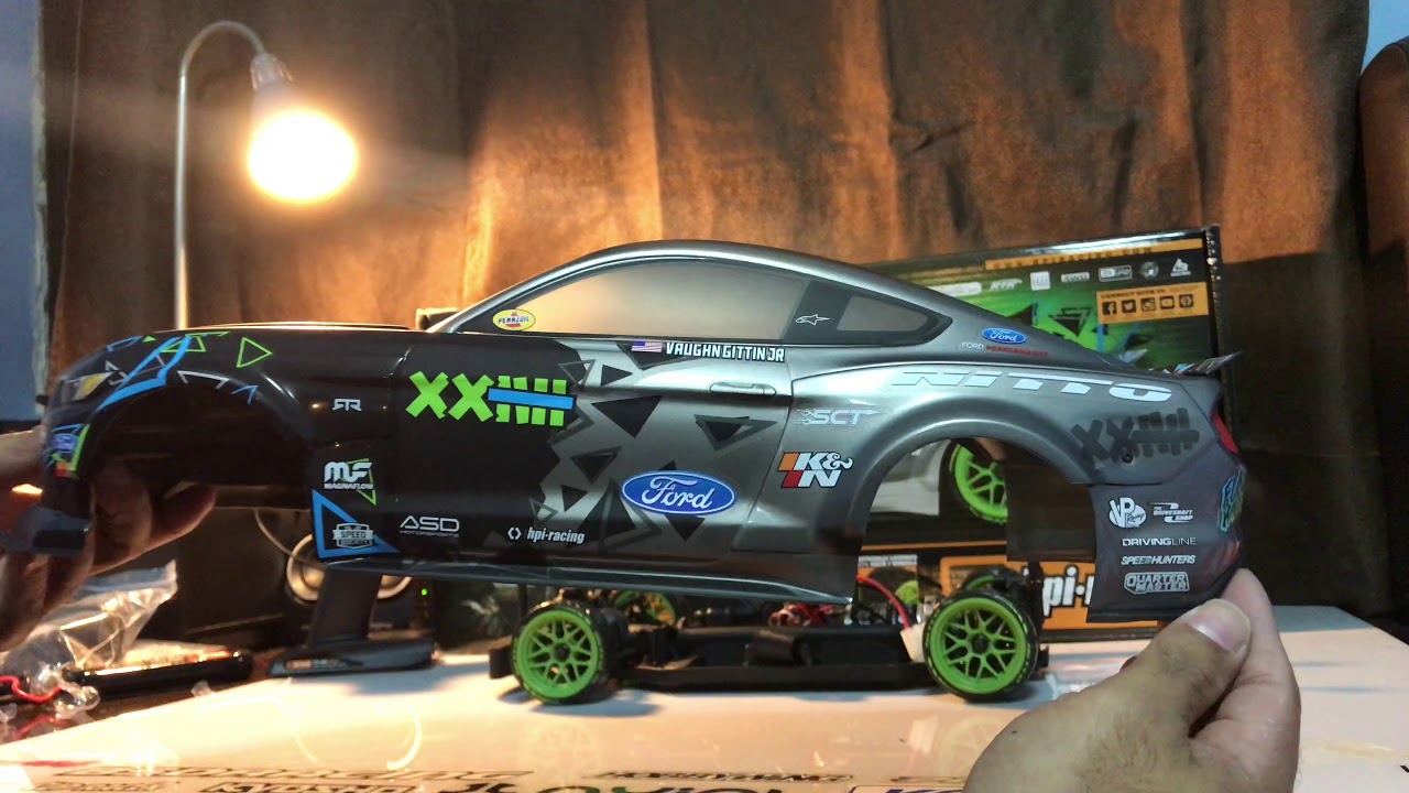 Hpi rs4 sport3 drift fun-haver ford mustang vaughn gittin edition rtr
