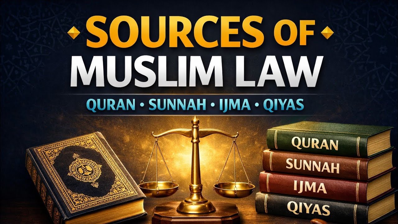 Sources of Muslim Law | Primary & Secondary Sources Explained in Detail