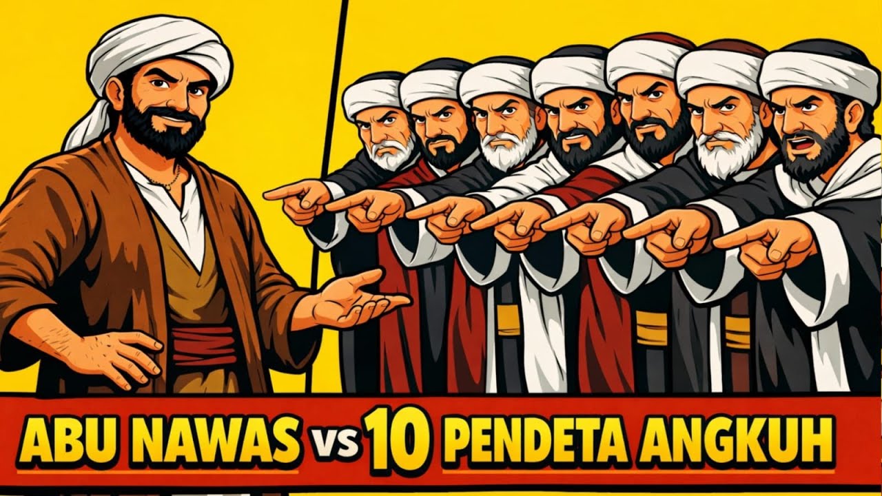 🔥 ABU NAWAS VS 10 PENDETA ANGKUH | Debat Lucu PENGANTAR TIDUR !!!!