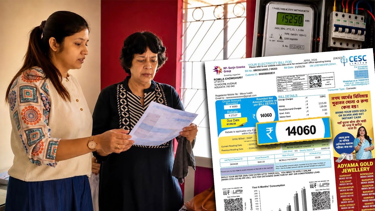 ফাঁকা ফ্ল্যাটে কেনো ₹১৪,০৬০ টাকার Electric Bill! 😳