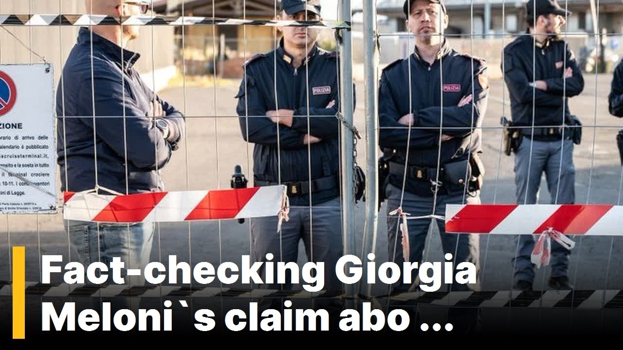 Important news! / Fact-checking Giorgia Meloni`s claim about France