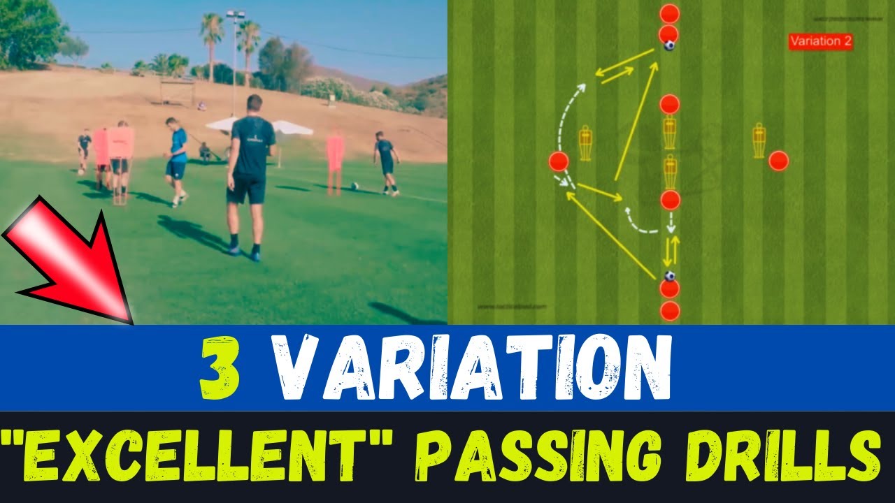 ''Excellent''Passing Combination Drills / 3 Variation / Portsmouth FC