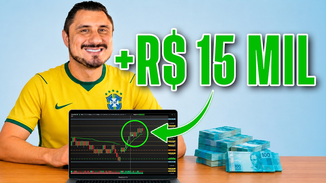 O que fiz para ganhar +R$15 MIL no Day Trade hoje? | ANDR&Eacute; ANTUNES SCALPER