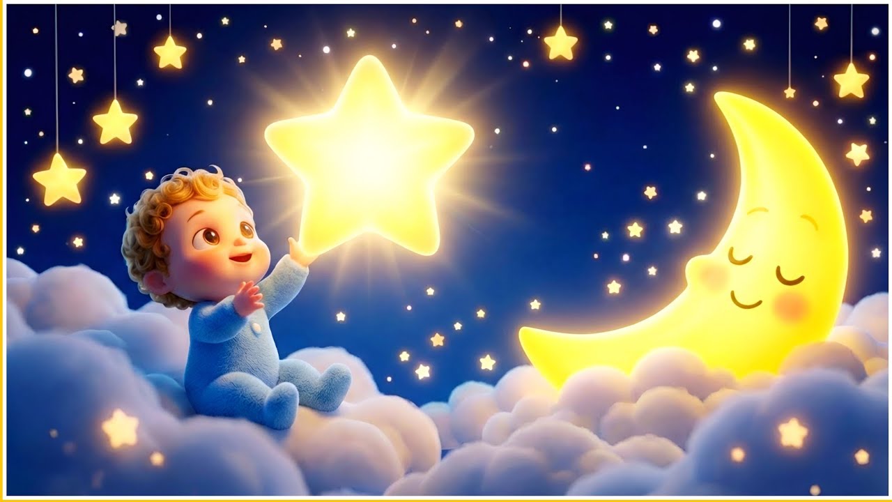 ‎✨🌙 Twinkle Twinkle Little Star | Gentle Lullaby for Kids | Sleep Music for Babies ✨