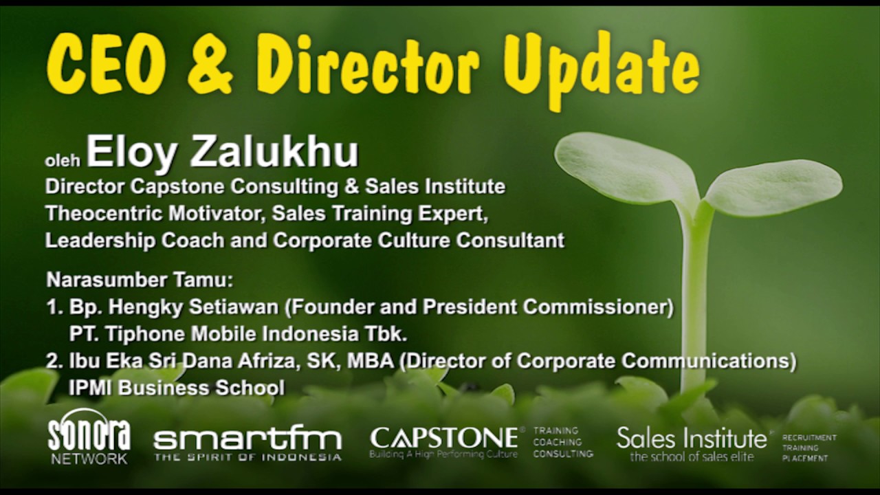 Eloy Zalukhu-Sales Mastery  & CEO DIrector Update with Mr. Hengky S & Mrs  Dana Afriza