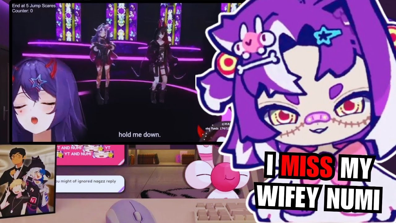 Michi Reacts to Numi's Reaction to DEJA VU - Michi Mochievee x K9 Kuro (Original Song 3D ver.)
