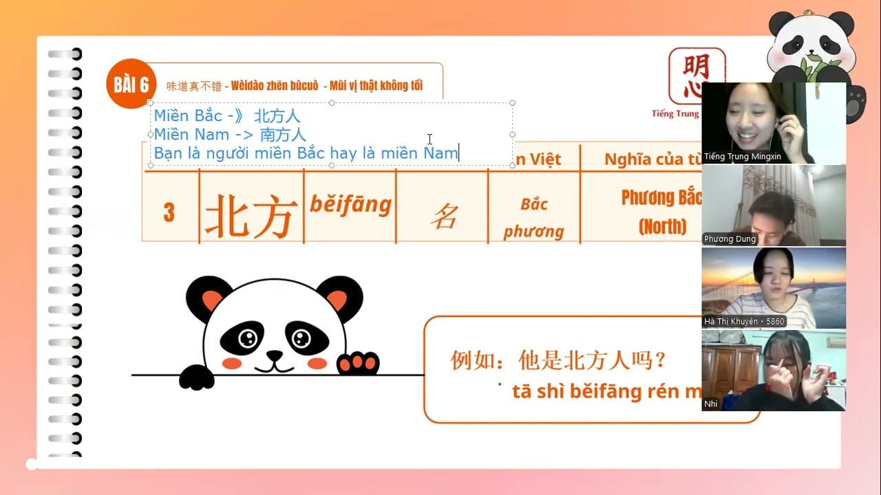 HSK3  C4 031 cô Hoa Buổi 6 Bài 6