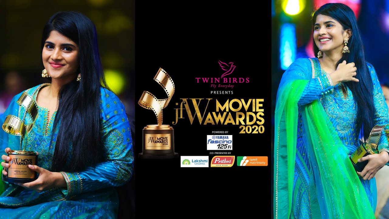 Best Debutant - Megha Akash| Enai Noki Paayum Thota| JFW Movie Awards 2020