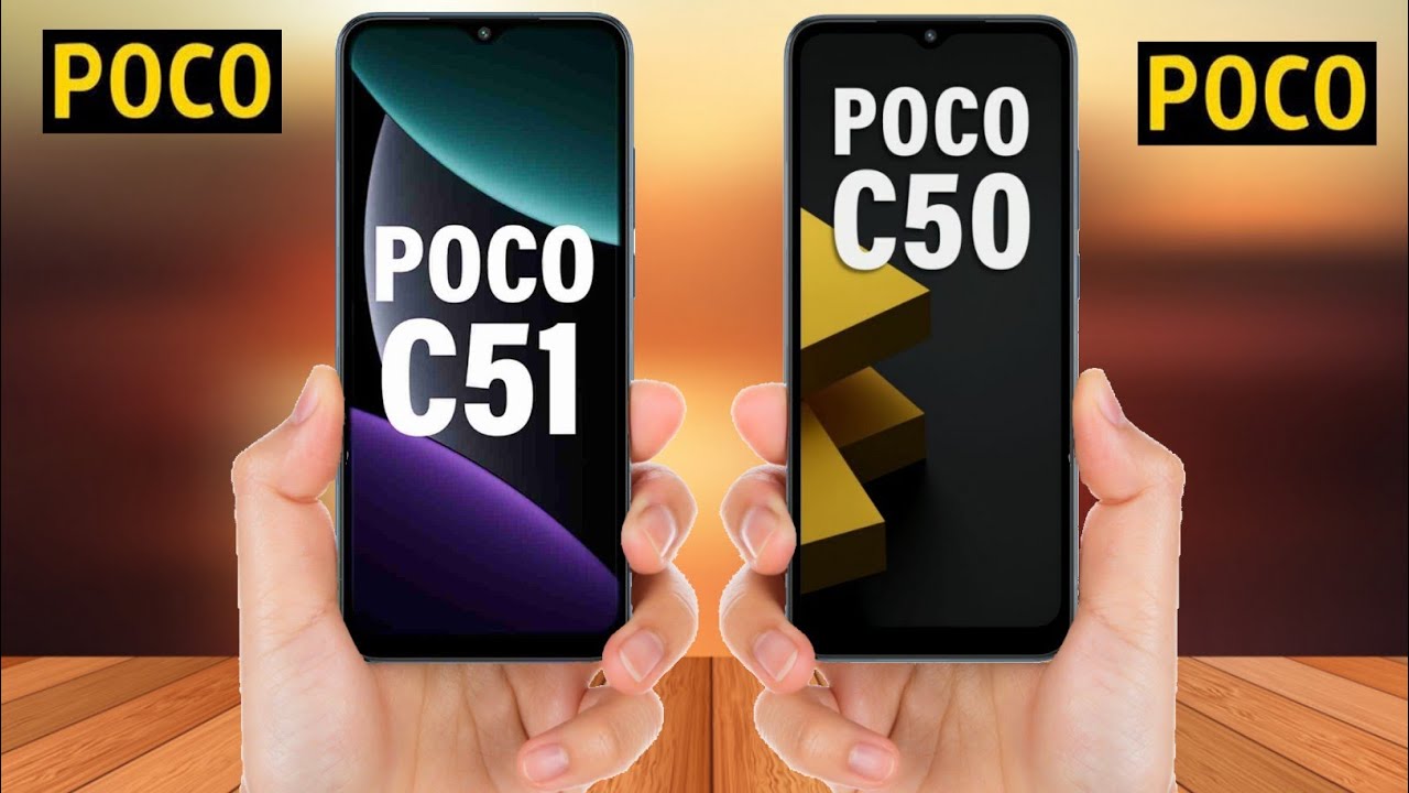 Poco C51 vs Poco C50 || Poco C50 vs Poco C51 - Poco Mobile Full Compression