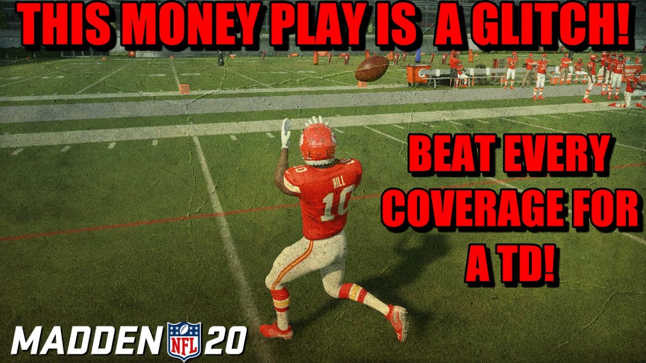 HOW TO BOMB EVERY DEFENSIVE COVERAGE IN MADDEN 20 FOR A TD! THIS MONEY PLAY IS A GLITCH! TIPS