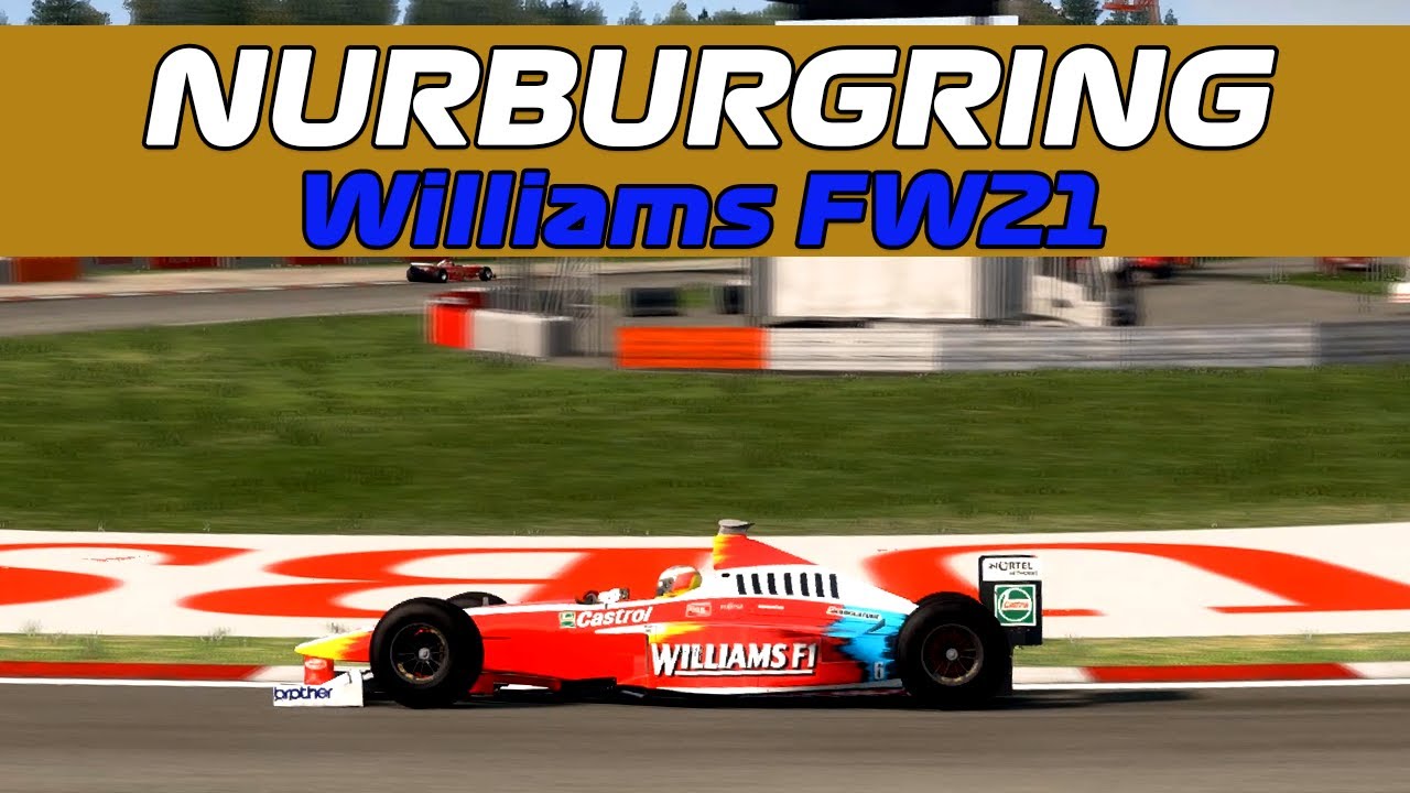 F1 2013 - CORRENDO em NURBURGRING de WILLIAMS FW21 | Jogos Clássicos | #50K