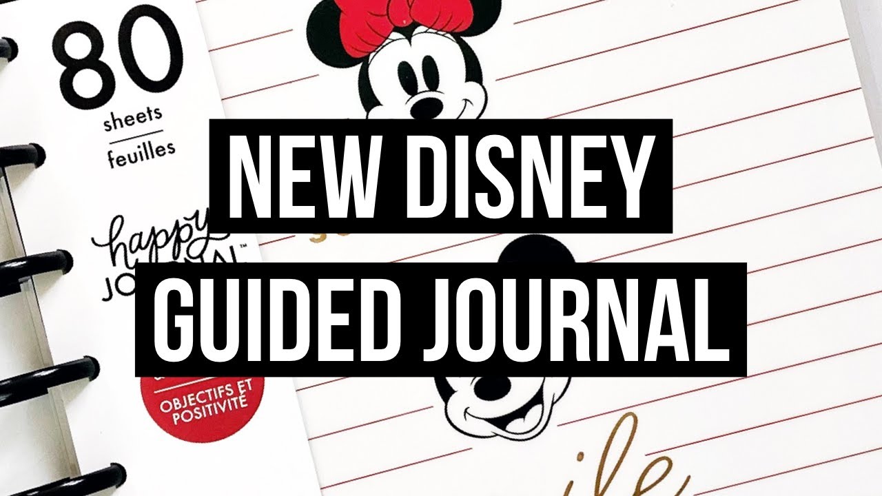NEW December 2020 Release - Disney Guided Happy Planner Journal - Mickey and Minnie! Flip Through