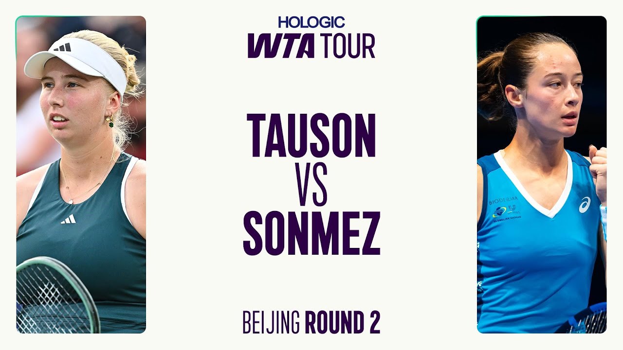 Clara Tauson vs. Zeynep Sonmez | 2025 Beijing Round 2 | WTA Match Highlights