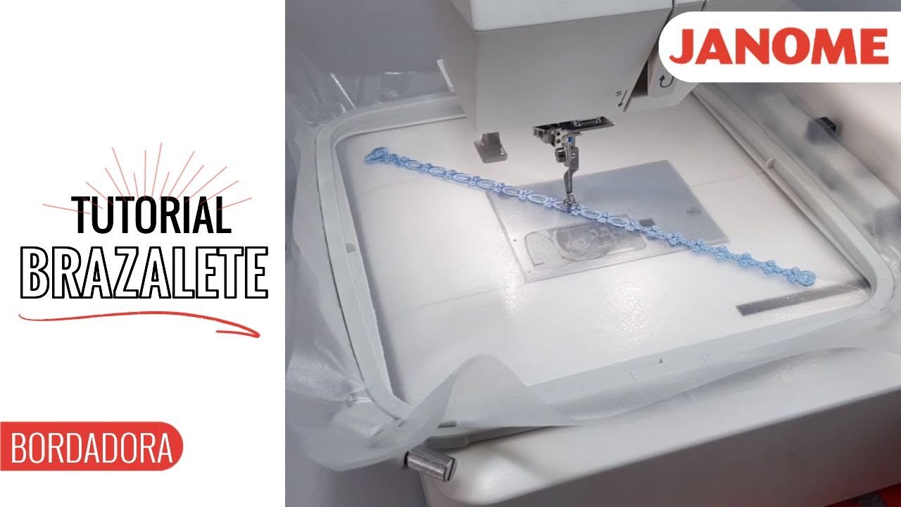 Tutorial Bordadora: Brazalete