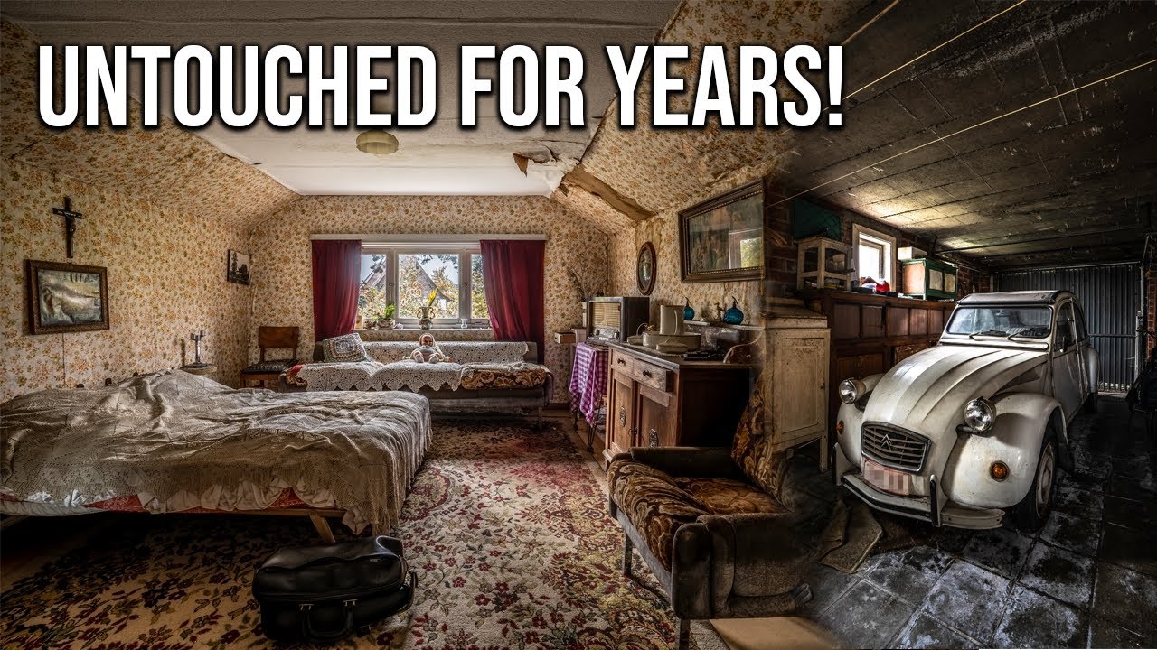 Untouched abandoned Belgian house | Found vintage old-timer!