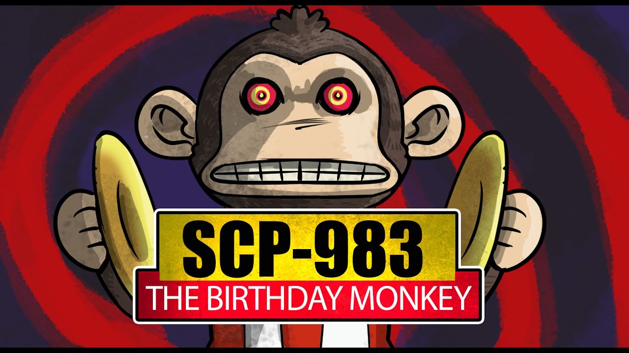 SCP 983 The Birthday Monkey | SCPDex Illustrated