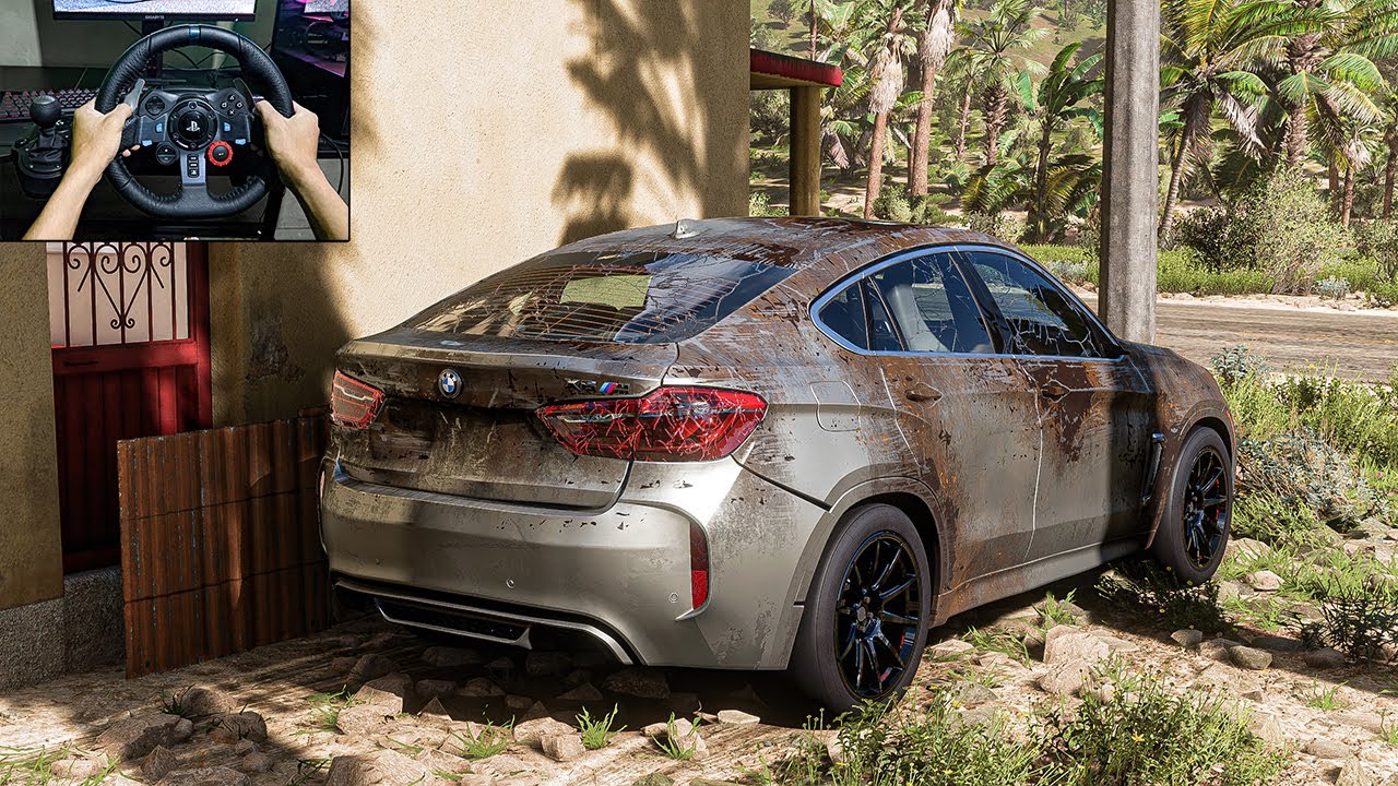 Rebuilding BMW X6 M - Forza Horizon 5 | Logitech G29 Stering Wheel Gameplay