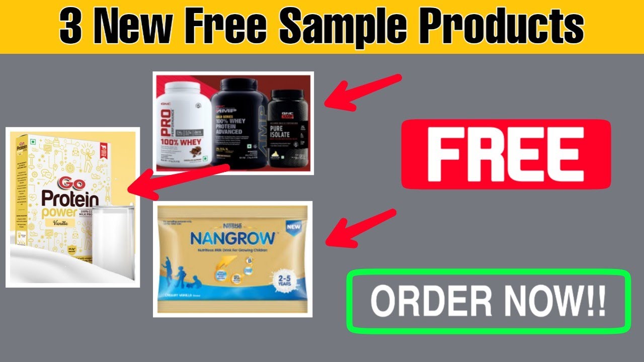 3 New Free Sample Products | Order Now For Free | Free Earning Tech