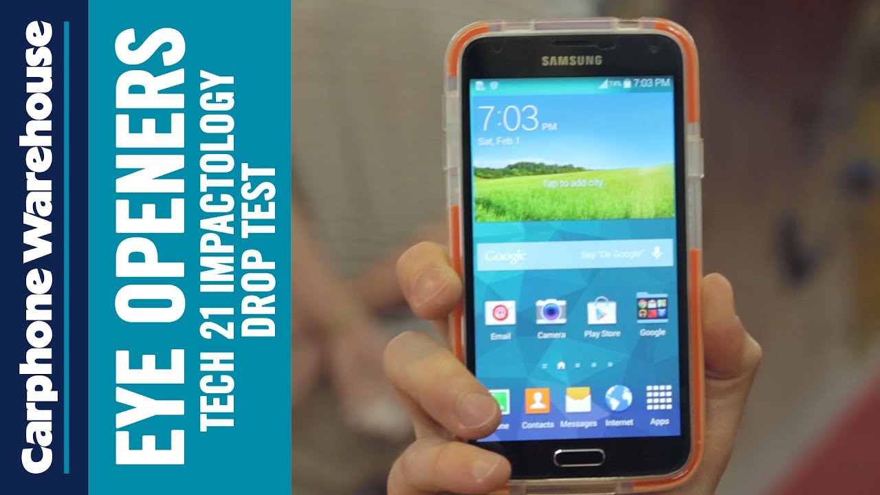 Drop test - Samsung Galaxy S5 case by Tech 21