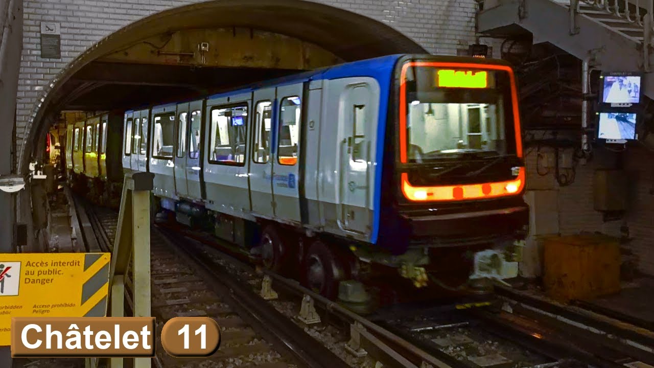 Шатле | линия 11 : Парижский метрополитен ( RATP MP14 )