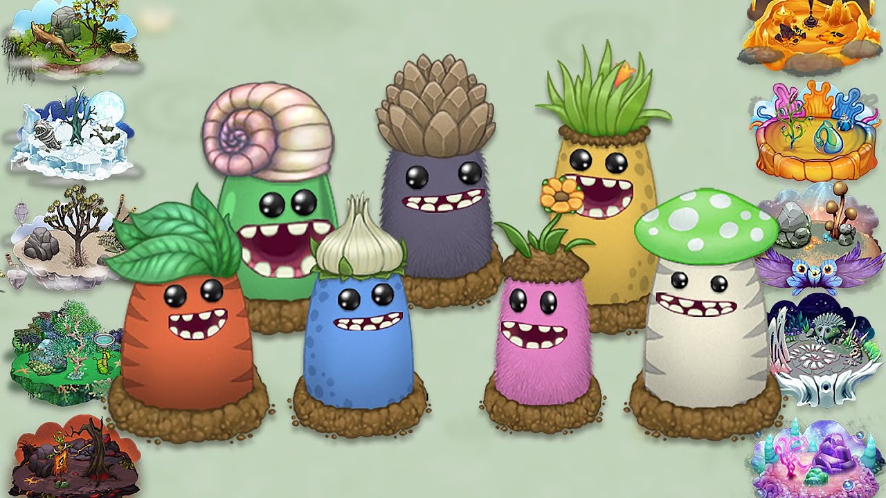 Dipsters - All Monster Sounds & Animations (My Singing Monsters)