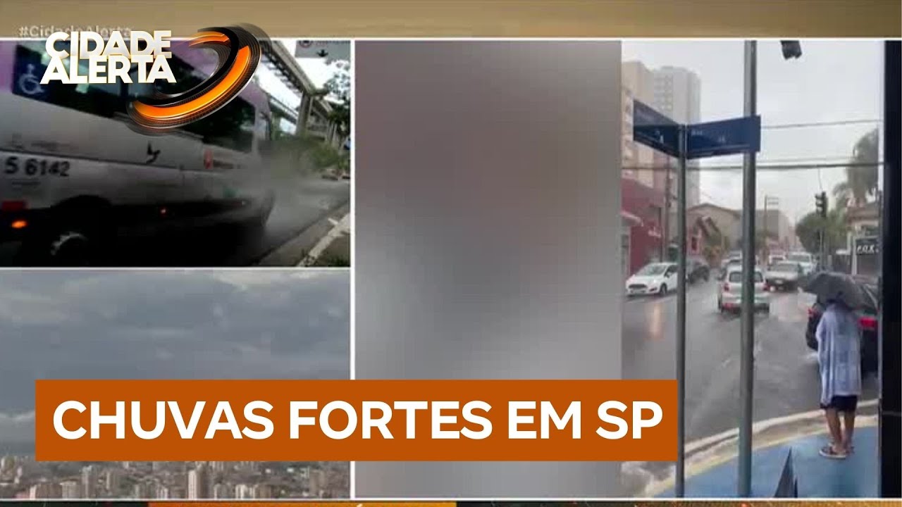 Chuvas intensas causam alagamentos em São Paulo e no litoral