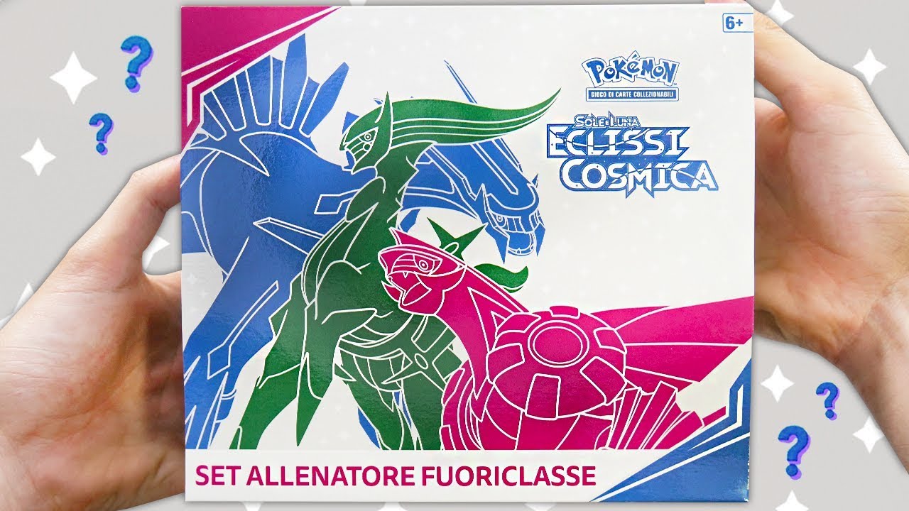 APRO IL SET ALLENATORE FUORI CLASSE DI POKEMON ECLISSI COSMICA! - Elite Trainer Box Leggendario