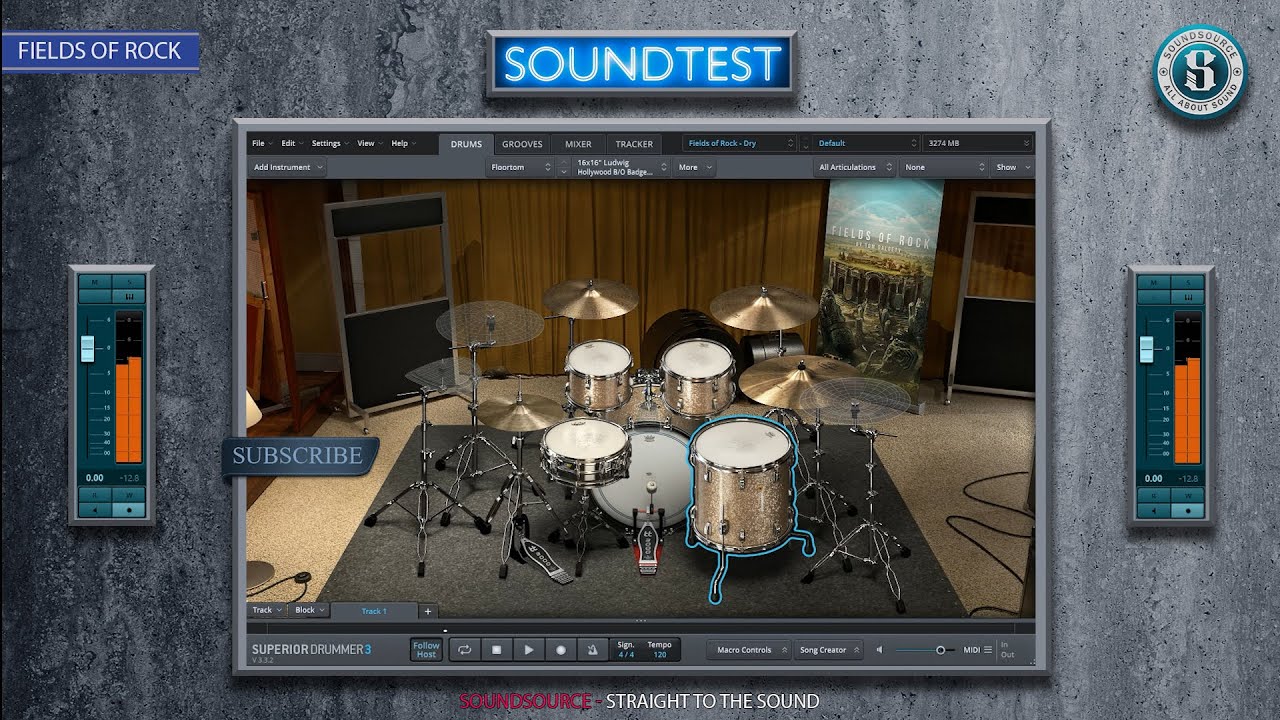 Toontracks Fields Of Rock SDX - Superior Drummer 3