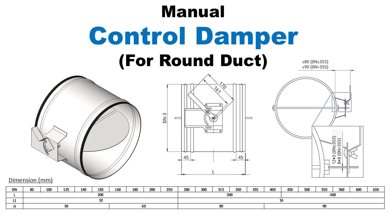 Create Manual Control Damper (SYSTEM AIR-TUNE-R) Revit Family