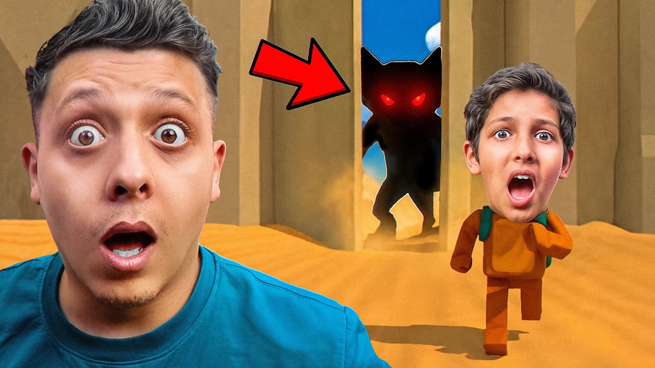 وحش الصحراء خطف اخوي الدب 😱💔| SUPER BEAR ADVENTURE