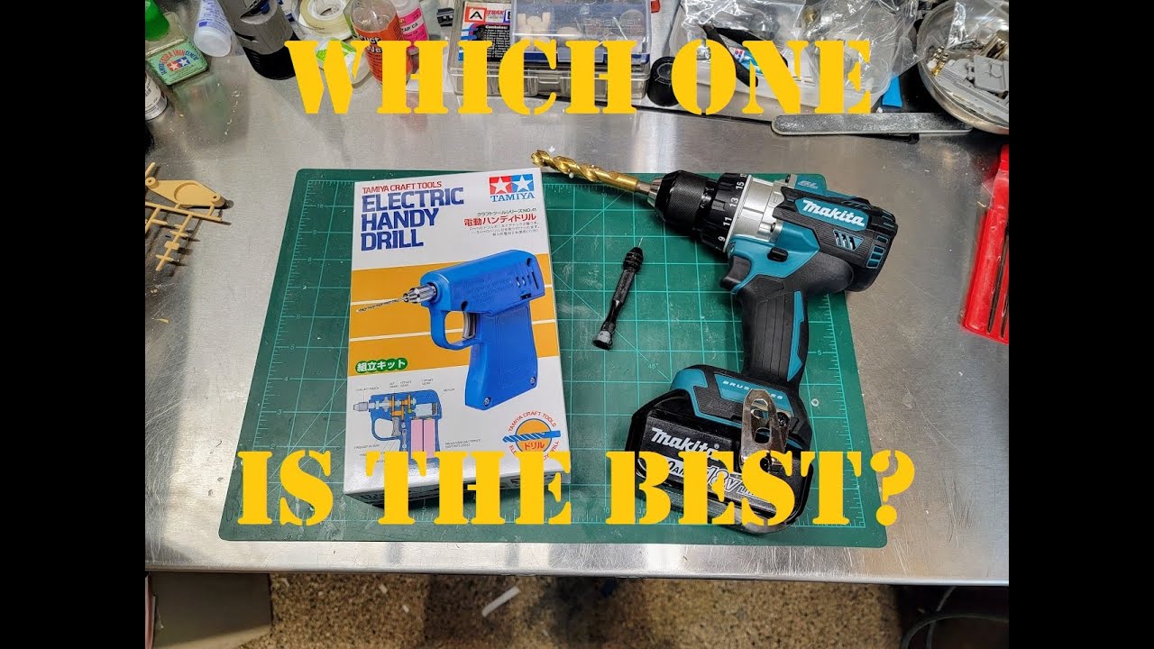 Tool unboxing build and review of the Tamiya 74041 handy drill how does it stack up to the Makita !!