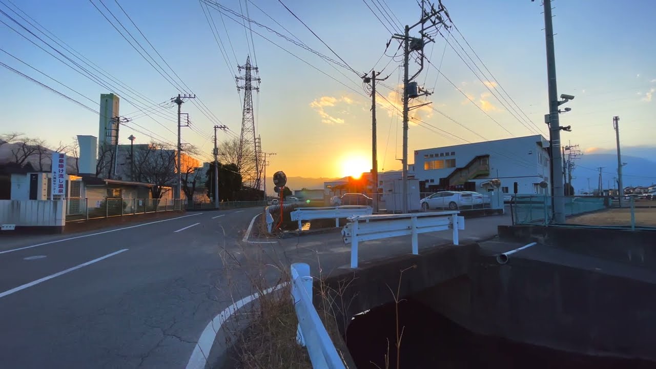 【4K】 Relaxing walk in Japan  (Yamanashi, Japan)