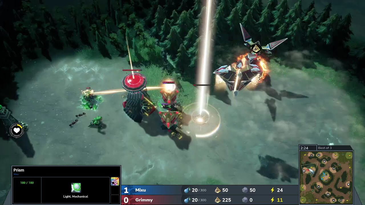 Grimmy (Cel) vs Mixu (Cel) - Stormgate Bo3 - HupCup - Winners Quarterfinal