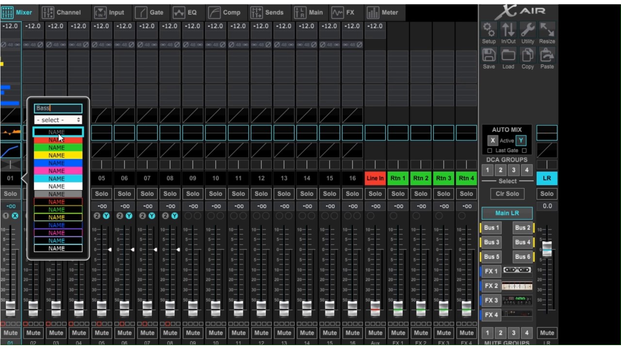 X Air Edit Control Program from Behringer