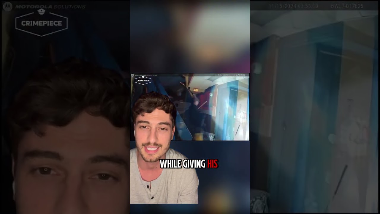 ⚠️Disturbing police bodycam footage shows 56 blindfolded pledges inside frat house