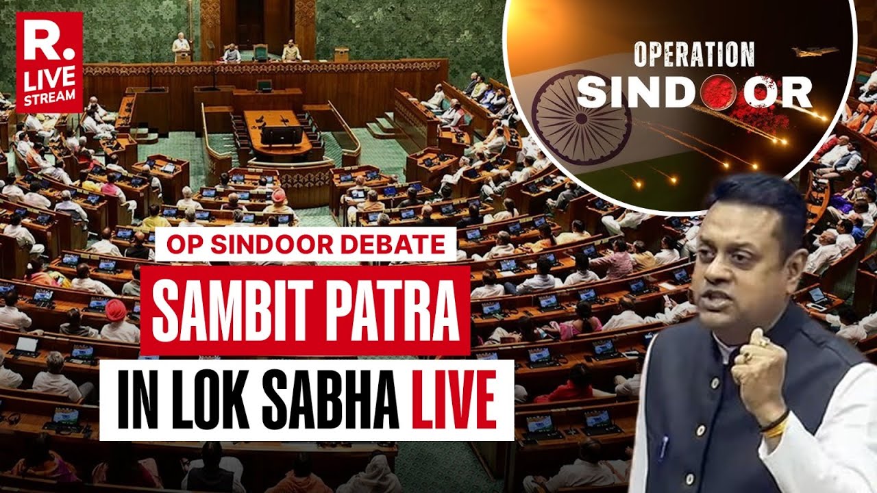 BJP's Sambit Patra's Scathing Attack On Rahul Gandhi | Operation Sindoor | Lok Sabha LIVE | Pahalgam